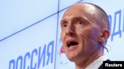 Carter Page provided foreign policy advice to Donald Trump during the presidential campaign