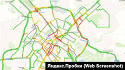 Пробки в Сімферополі 30 грудня 2019 року