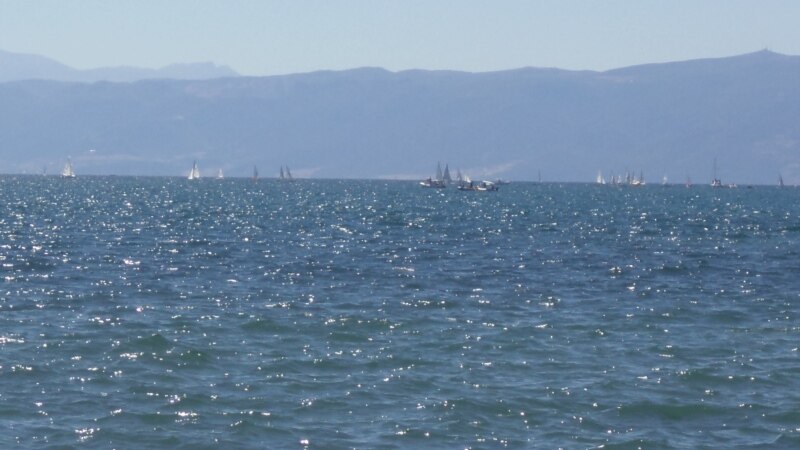 Невреме со силен ветер го зафати Охрид