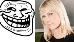 Финская журналистка Джессика Аро и символ интернет-тролля