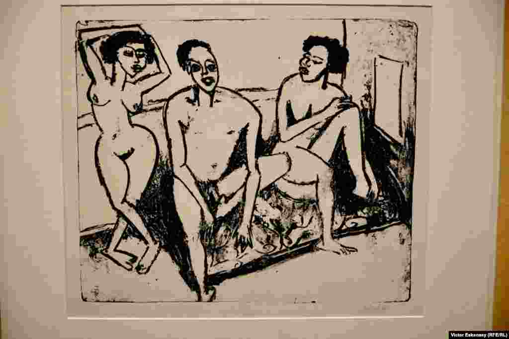 Ernst Ludwig Kirchner, Modelele Milly și Sam, Bundeskunsthalle, Bonn