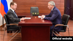 Встреча Дмитрия Медведева с Вячеславом Битаровым