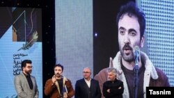 همایون غنی‌زاده در سیزدهمین مراسم منتقدان سینما