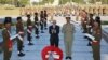 Afghan President Ashraf Ghani and Pakistani army chief General Raheel Sharif offering prayers at a Pakistani war memorial (file photo)