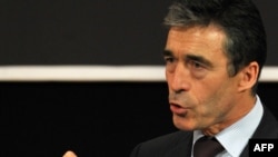 NATO Secretary-General Anders Fogh Rasmussen: "It will not be a run for the exit."