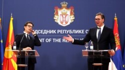 Stevo Pendarovski i Aleksandar Vučić