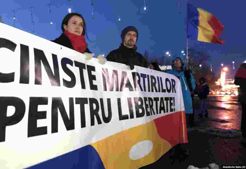 Piața Victoriei - manifestanții se pregătesc de plecare.