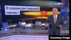 Дмитрий Киселев в программе "Вести недели" угрожает превратить США "в радиоактивный пепел".