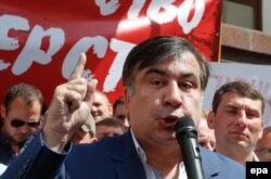 Former Georgian President and Odesa Governor Mikheil Saakashvili (file photo)
