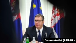 Српскиот претседател, Александар Вучиќ 