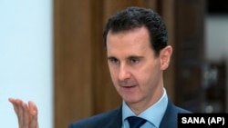 Bashar al-Assad la 5 iunie la Damasc