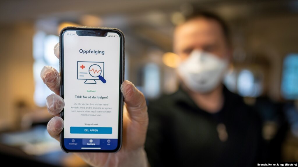  اپ ردیابی کرونا در نروژ 