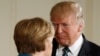 Президент США Дональд Трамп и канцлер Германии Ангела Меркель в Вашингтоне