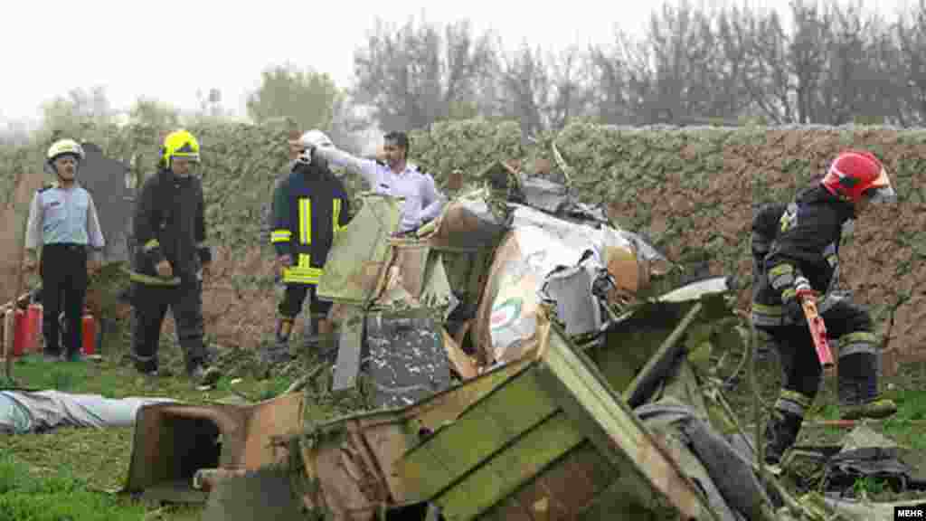 Iran – A rescue helicopter crashed in northeast city of Mashhad, 14Nov2012