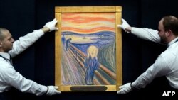 Mayın 2-də Sotheby's Hərrac Evində Edvard Munch-in «Haray» əsəri nümayiş olunur. 