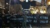 Protest desničarskih grupa u Beogradu zbog usvajanja Zakona o slobodi veroispovesti (27. decembar)
