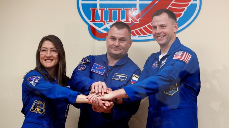 U.S.-Russian Crew Arrives At International Space Station After Six-Hour Flight