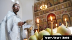 Празднование Яблочного Спаса в Татарстане