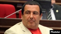 Prosperous Armenia Party leader Gagik Tsarukian in parliament in May 2011