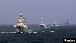Спільні військово-морські навчання Китаю та Росії (архівне фото)