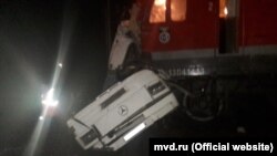 Imagine la locul accidentului din regiunea Vladimir