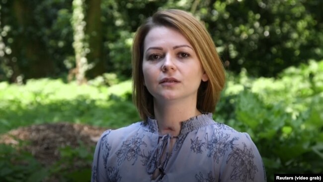 Кадр из видеообращения Юлии Скрипаль после выписки из больницы