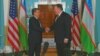 Uzbek President Shavkat Mirziyoev (left), who took over the region’s largest nation by population in 2016, has used his "visionary leadership" to drive internal reforms and interstate cooperation, a senior US official said.