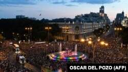 ЛГБТ-парад в Мадриде, 7 июля 2018 года.