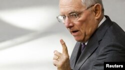 German Finance Minister Wolfgang Schaeuble (file photo)