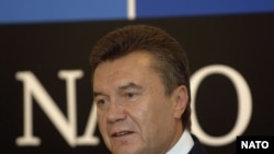 Наблюдатели говорят, что в Москве Янукович надеется получить дивиденды от своей позиции по вступлению Украины в НАТО