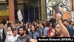 Protest u Novom Sadu, 4. april 2017.