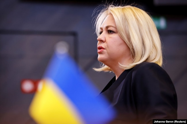 Голова місії України при НАТО Наталія Галібаренко