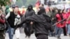 Demonstrators Clash With Police At G8 Protest