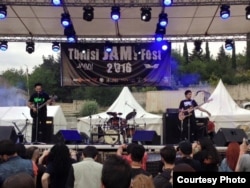 Tibilisidə keçirilmiş rok festivalında qalib gəlmiş azərbaycan qrupu "Pyraweed"