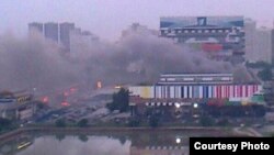 The fire at the Ostankino television studios forced the evacuation of 1,200 people.