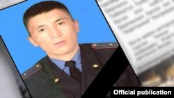 Bişkəkdə öldürülmüş polis Abduvaliev Aktilek Asanovich 