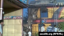 Uzbekistan- fire in an Internet cafe, Tashkent, 17.06.2011