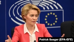 Predsednica Evropske komisije Ursula fon der Lajen 