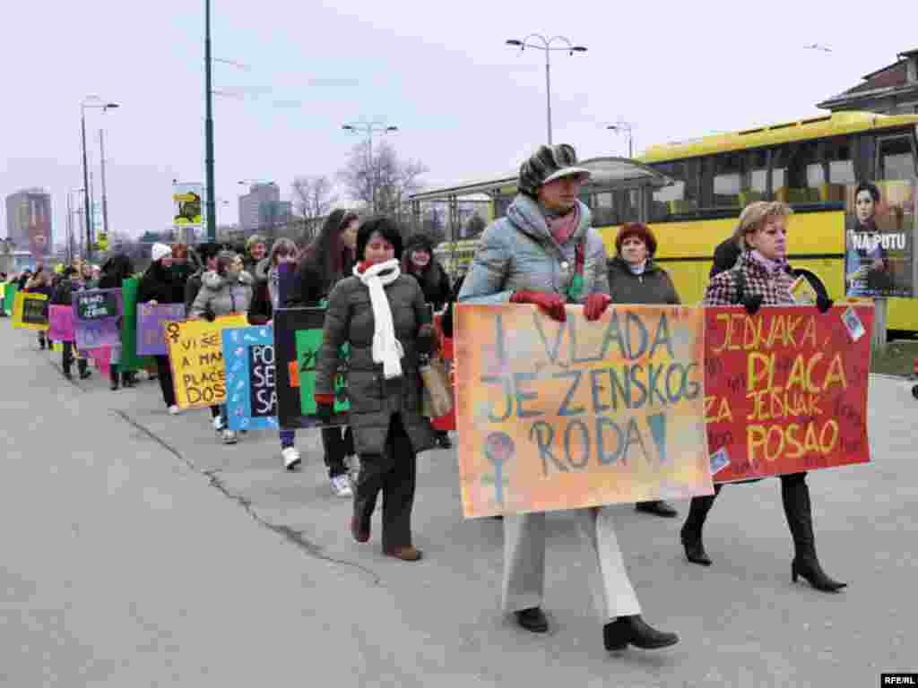 Međunarodni dan žena u Sarajevu - Foto: Midhat Poturović