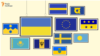 Сине-желтые флаги: кто еще их имеет, и что они означают