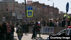 Акция "Он нам не царь" в Челябинске 5 мая