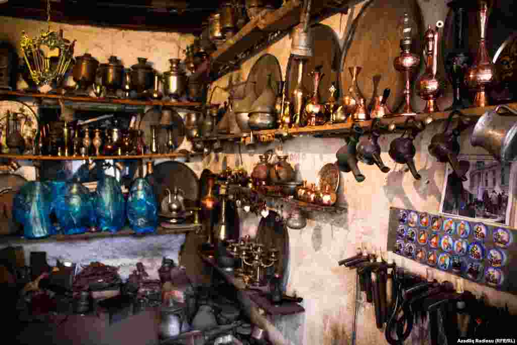 Copper workshop in Lahij