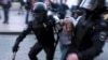 Задержание на акции протеста в Москве