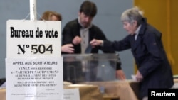 Ход голосования на выборах президента Франции. Страсбург, 22 апреля 2012 года.