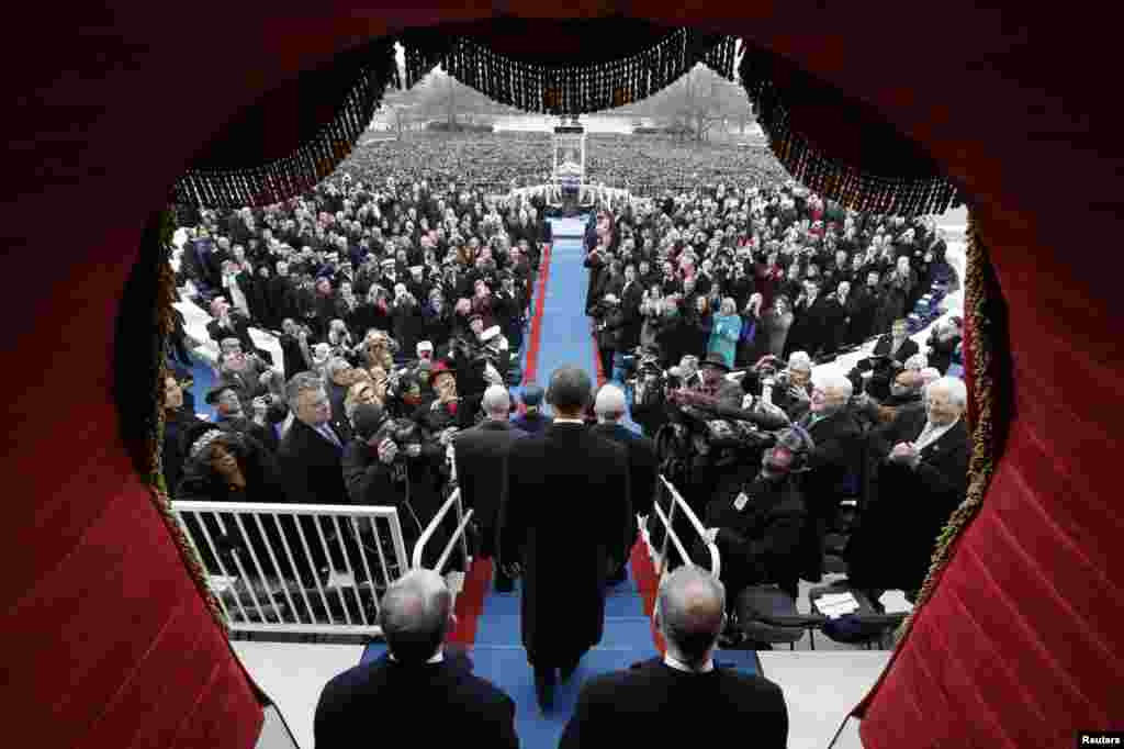 Obama stiže na ceremoniju inauguracije