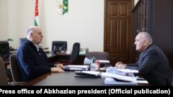Аслан Бжания и Александр Анкваб