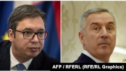 Aleksandar Vučić i Milo Đukanović