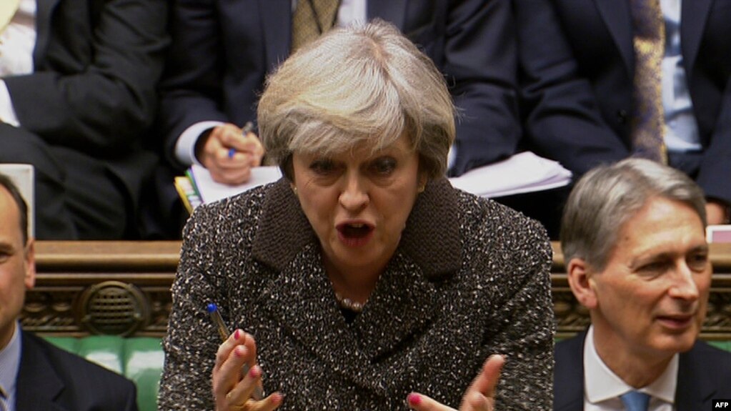 British Prime Minister Theresa May
