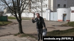 Павал Вінаградаў пасьля 15-дзённага арышту за акцыю 25 сакавіка 2017 г.