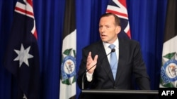 Австралия премьер-министрі Тони Эббот.